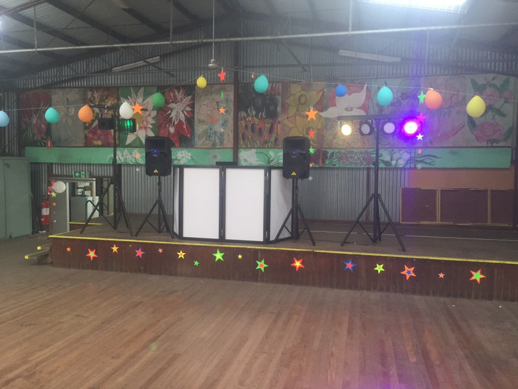 School Disco Setup