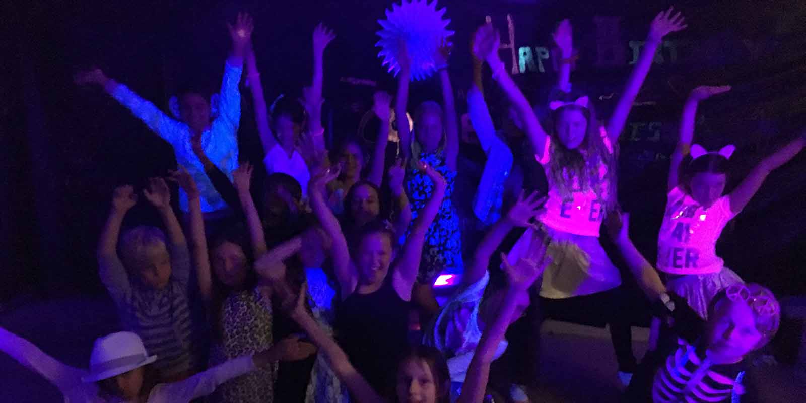 Glow in the Dark Disco Party Kids Disco Parties, School Disco's & Young Adults